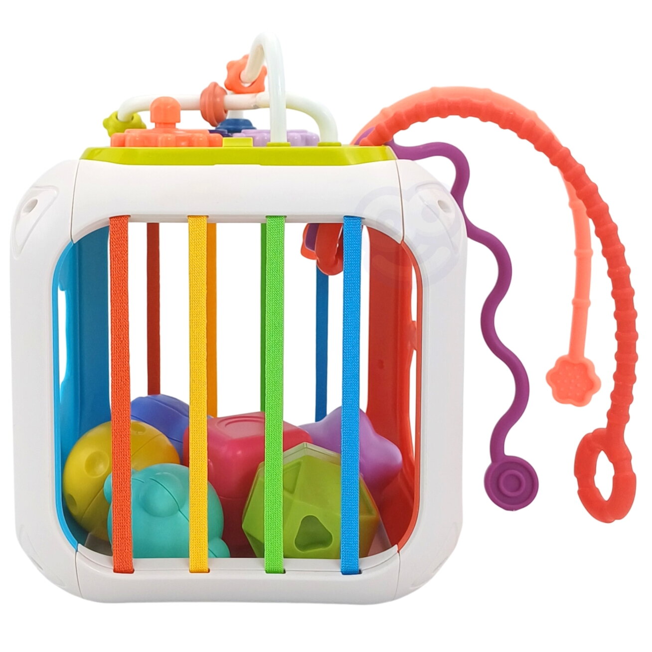 WOOPIE BABY sensorinis edukacinis veiklos kubas 10