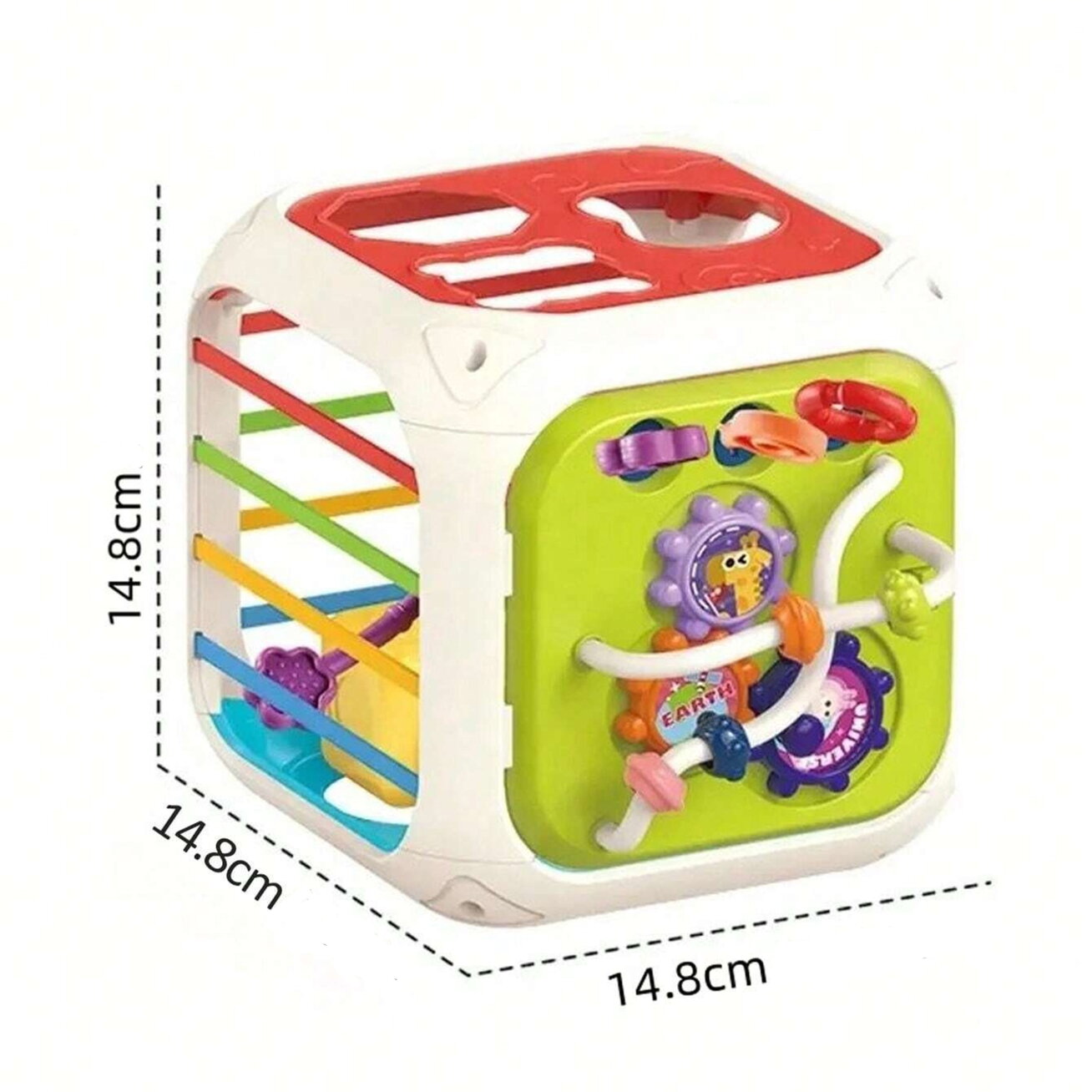 WOOPIE BABY sensorinis edukacinis veiklos kubas 14
