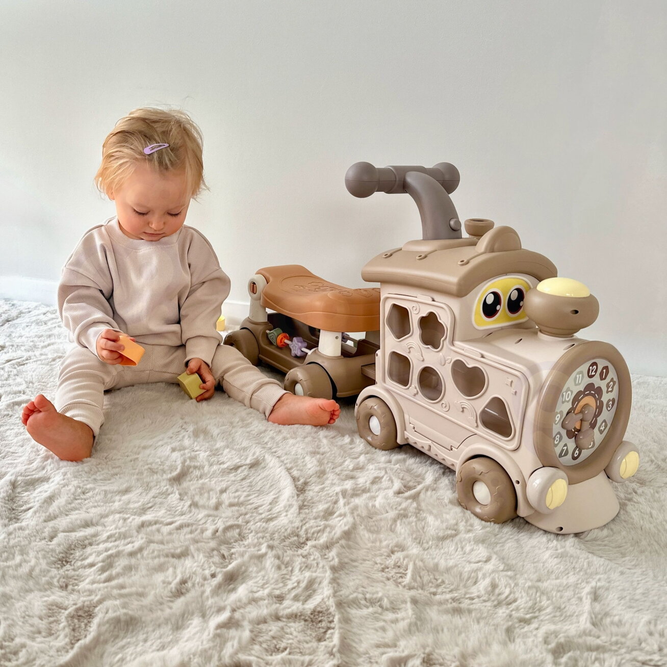 WOOPIE BABY interaktyvus traukinukas, stumdukas ir paspirtukas 3w1, lavinamasis, su garsais ir šviesomis 5 WOOPIE BABY interaktyvus traukinukas, stumdukas ir paspirtukas 3w1, lavinamasis, su garsais ir šviesomis 5