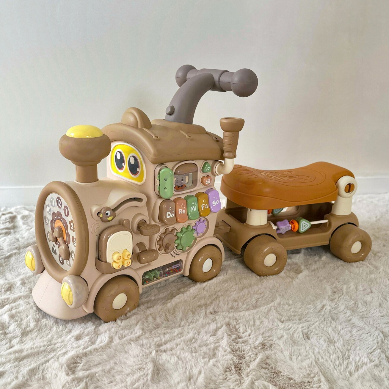 WOOPIE BABY interaktyvus traukinukas, stumdukas ir paspirtukas 3w1, lavinamasis, su garsais ir šviesomis 7 WOOPIE BABY interaktyvus traukinukas, stumdukas ir paspirtukas 3w1, lavinamasis, su garsais ir šviesomis 7