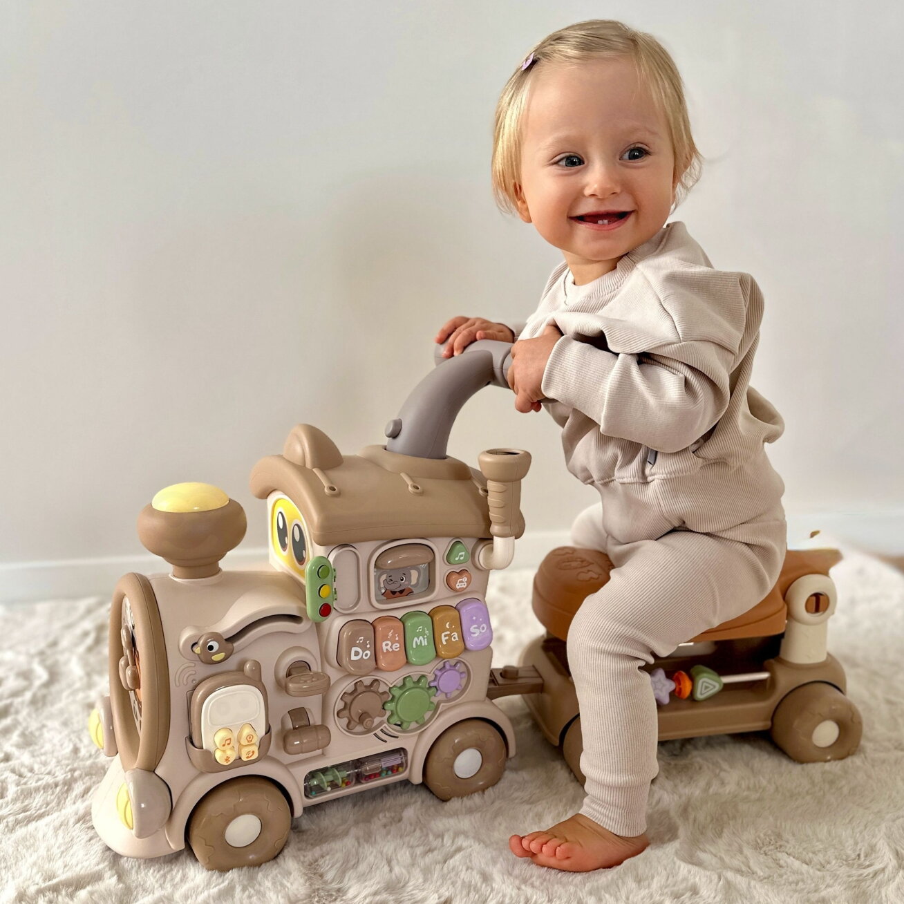 WOOPIE BABY interaktyvus traukinukas, stumdukas ir paspirtukas 3w1, lavinamasis, su garsais ir šviesomis 8 WOOPIE BABY interaktyvus traukinukas, stumdukas ir paspirtukas 3w1, lavinamasis, su garsais ir šviesomis 8