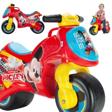 INJUSA Mikis Maus paspirtukas-motociklas, bėgimo dviratukas