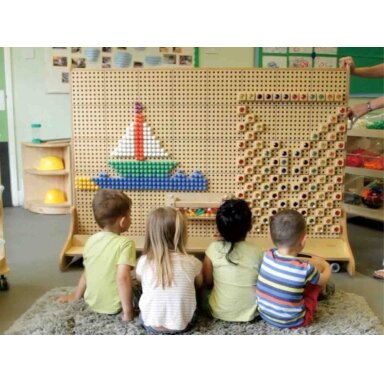 MASTERKIDZ  Laisvai pastatoma kūrybinė STEM mokslinė lenta 166 x 125