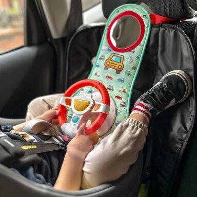 WOOPIE BABY Interaktyvus vairas automobiliui Mažojo vairuotojo rinkinys