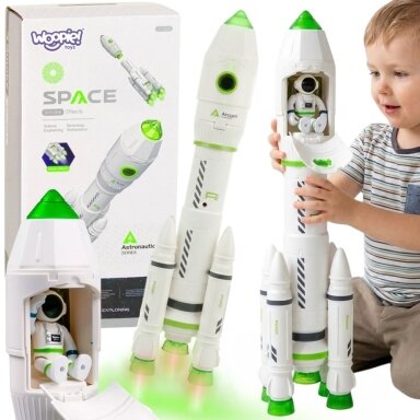 WOOPIE Interaktyvi kosminė raketa Space Set