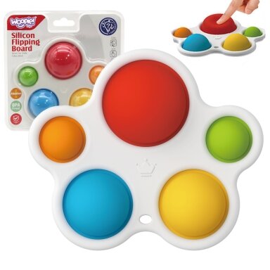 WOOPIE BABY Sensorinis žaislas kramtukas antistresinis POP IT Montessori