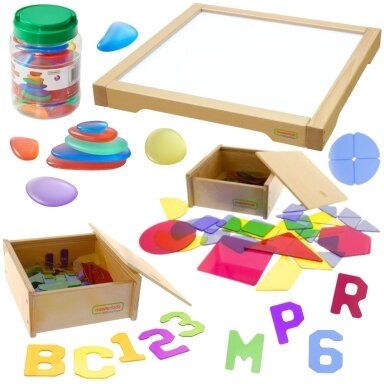 MASTERKIDZ LED sensorinė panelė-dėžė + priedų rinkinys