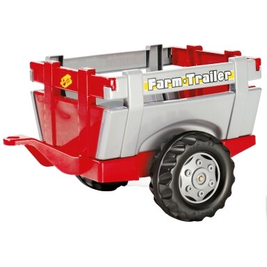 Rolly Toys rollyTrailer priekaba traktoriui su atidaromais bortais