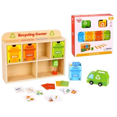 TOOKY TOY Medinis perdirbimo centras – edukacinis rūšiuotuvas