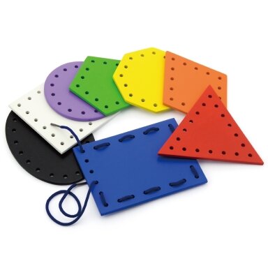 VIGA Medinės Montessori formos vėrimui ir suvarstymui