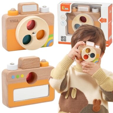 VIGA Medinis fotoaparatas – spalvos ir garsas