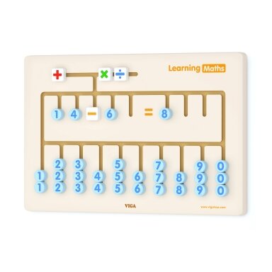 VIGA sensorinė skaičiavimo mokymosi lenta FSC sertifikatas Montessori