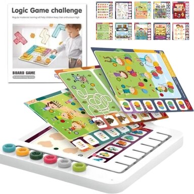 WOOPIE 60 loginių žaidimų rinkinys 3+