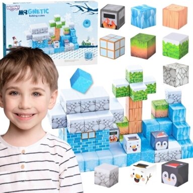 WOOPIE magnetinės konstravimo kaladėlės Žiemos pasaulis