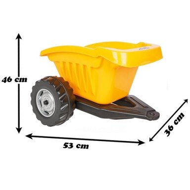WOOPIE priekaba ACTIVE TRAILER geltona 35 kg