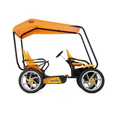 Apsauginis stogelis nuo saulės keturviečiams Gran Tour Berg gokartams