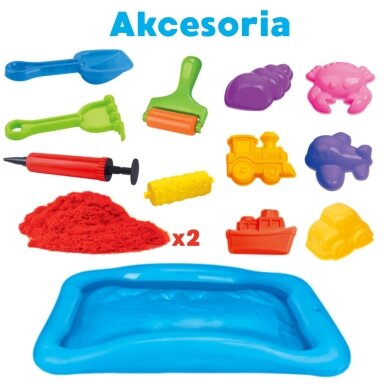 WOOPIE Magiškas kinetinis smėlis Rinkinys Baseinas Formelės 3+ WOOPIE Magiškas kinetinis smėlis Rinkinys Baseinas Formelės 3+