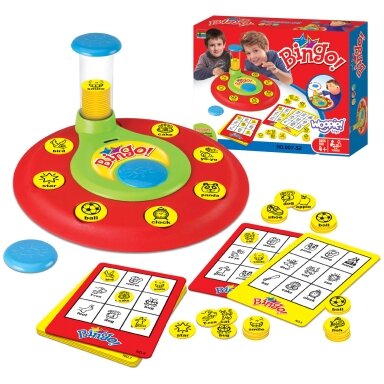 WOOPIE Bingo žaidimas Suderink žetonus stalo žaidimas visai šeimai