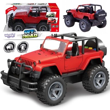 WOOPIE Jeep visureigis su garsu ir šviesa