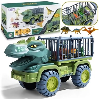 WOOPIE Dinozaurų sunkvežimis-transportuotojas figūrėlėms