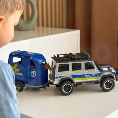 WOOPIE policijos visureigio rinkinys su priekaba arkliui