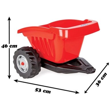 WOOPIE Priekaba-vartytuvas ACTIVE TRAILER Raudona 35 kg