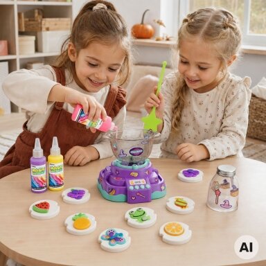 WOOPIE Interaktyvus katilas DIY rinkinys želinių figūrėlių kūrimui 21 el.
