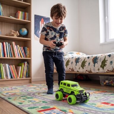 WOOPIE Nuotoliniu būdu valdomas automobilis RC Jeep Cross-Country LED