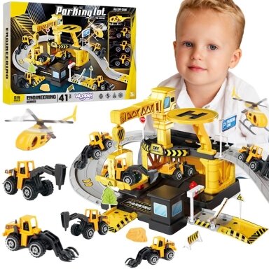 WOOPIE Garažas Parkavimas Kelio darbai Robotai 41 el.