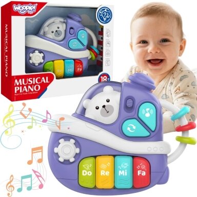 WOOPIE BABY Interaktyvus muzikinis pianinas Laivas