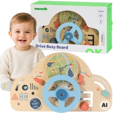 TOOKY TOY Medinis edukacinis vairas 3+