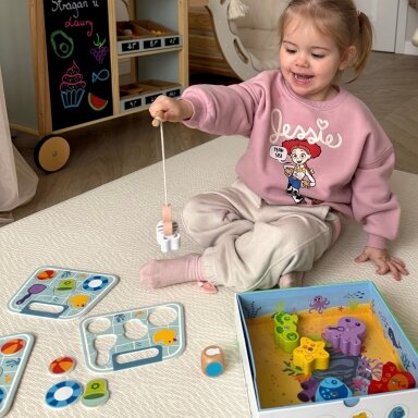 TOOKY TOY Žaidimas Žvejyba Žaidimas vikrumui