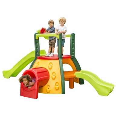 Little Tikes Super Beždžionių Giraitė, spalva 2/1, žaidimų aikštelė su čiuožykla