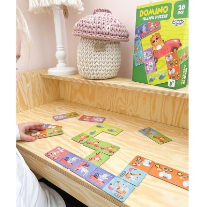 WOOPIE edukacinis žaidimas Transportas Gyvūnai Puzzle Domino Montessori 3 WOOPIE edukacinis žaidimas Transportas Gyvūnai Puzzle Domino Montessori 3
