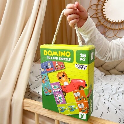 WOOPIE edukacinis žaidimas Transportas Gyvūnai Puzzle Domino Montessori 8 WOOPIE edukacinis žaidimas Transportas Gyvūnai Puzzle Domino Montessori 8