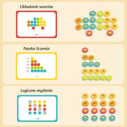 WOOPIE Edukacinis loginis žaidimas Rūšiuoklis Spalvų klasifikavimas 3 WOOPIE Edukacinis loginis žaidimas Rūšiuoklis Spalvų klasifikavimas 3