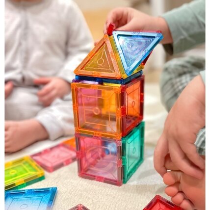 WOOPIE Montessori magnetinės konstrukcinės kaladėlės 3D 1