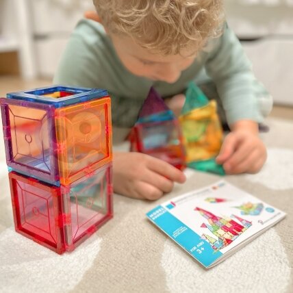WOOPIE Montessori magnetinės konstrukcinės kaladėlės 3D 7