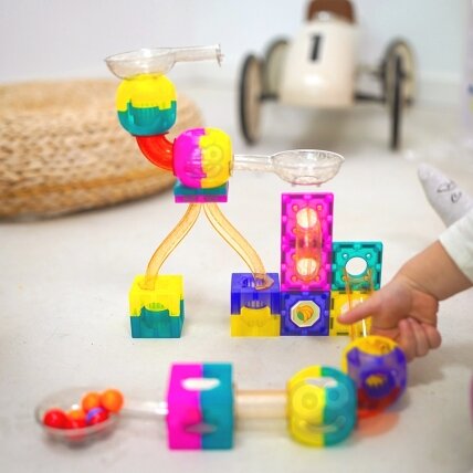 WOOPIE Magnetinės kaladėlės Kamuoliukų trasos rinkinys 89 el. 2 WOOPIE Magnetinės kaladėlės Kamuoliukų trasos rinkinys 89 el. 2