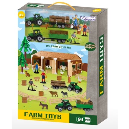WOOPIE rinkinys Mažasis ūkininkas XL ūkio figūrėlės 12 WOOPIE rinkinys Mažasis ūkininkas XL ūkio figūrėlės 12