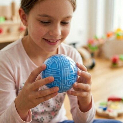 WOOPIE Mėlynas kamuolio labirintas 3D vikrumo žaidimas Amaze Ball 2