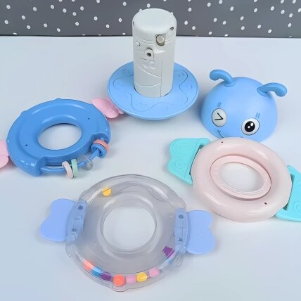 WOOPIE Baby Vanka Vstanka sensorinis žaislas 2in1 barškutis kramtukas 2