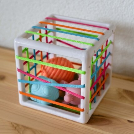 WOOPIE BABY Elastingas sensorinis kubas-rūšiuoklis vaikams Pašėlusios formos 5 vnt. 3 WOOPIE BABY Elastingas sensorinis kubas-rūšiuoklis vaikams Pašėlusios formos 5 vnt. 3