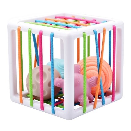 WOOPIE BABY Elastingas sensorinis kubas-rūšiuoklis vaikams Pašėlusios formos 5 vnt. 4 WOOPIE BABY Elastingas sensorinis kubas-rūšiuoklis vaikams Pašėlusios formos 5 vnt. 4