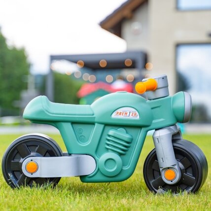 FALK Ežiukas Motorek Moto Premier Vintage žalias nuo 1–3 metų 1 FALK Ežiukas Motorek Moto Premier Vintage žalias nuo 1–3 metų 1