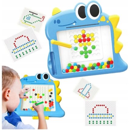 WOOPIE magnetinė lenta vaikams Montessori MagPad Dinozauras 1 WOOPIE magnetinė lenta vaikams Montessori MagPad Dinozauras 1