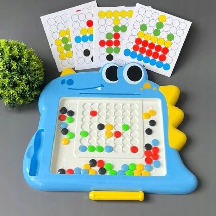 WOOPIE magnetinė lenta vaikams Montessori MagPad Dinozauras 2