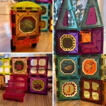 WOOPIE 3D magnetinės kaladėlės, traukinio rinkinys 71 el. 7 WOOPIE 3D magnetinės kaladėlės, traukinio rinkinys 71 el. 7