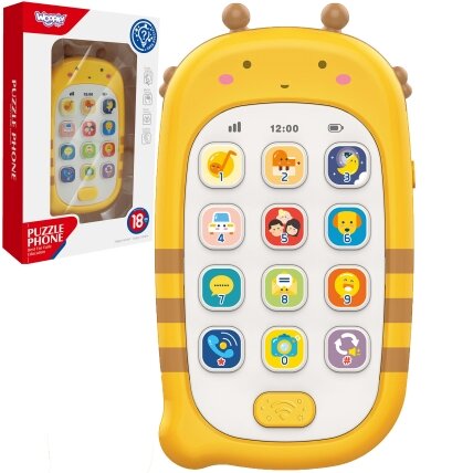 WOOPIE BABY interaktyvus telefonas su garsais WOOPIE BABY interaktyvus telefonas su garsais