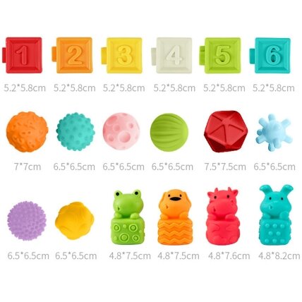 WOOPIE BABY Sensorinės dėlionės – spaudžiama dėlionė su garsu, mokymasis skaičiuoti, 20 vnt. 2 WOOPIE BABY Sensorinės dėlionės – spaudžiama dėlionė su garsu, mokymasis skaičiuoti, 20 vnt. 2